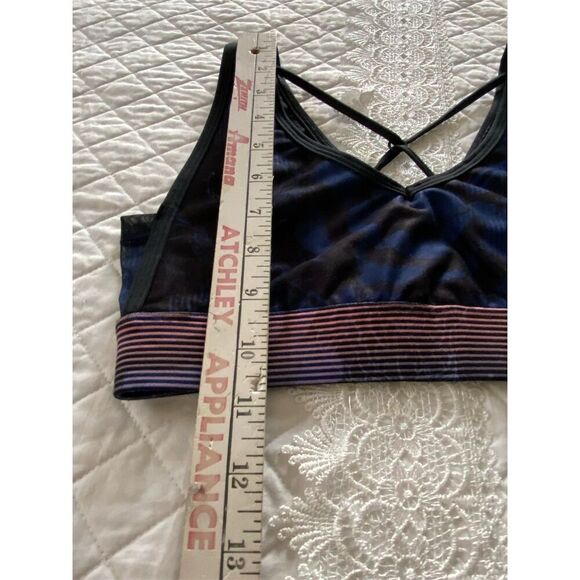 WITH Sports Bra Blue Floral Yoga Gym Activewear Size Small NWT - Picture 11 of 11